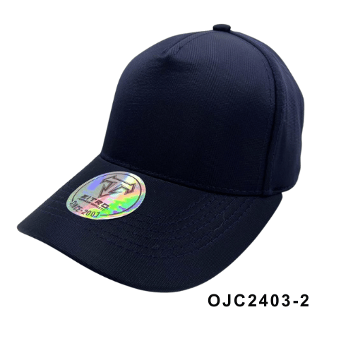 Gorra drill satinada 5 paneles Azul Marino 2 Ref.OJC2403-2