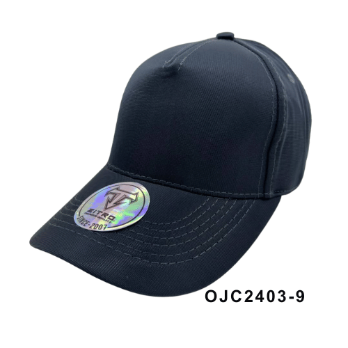 Gorra drill satinada 5 paneles Gris Ref.OJC2403-9