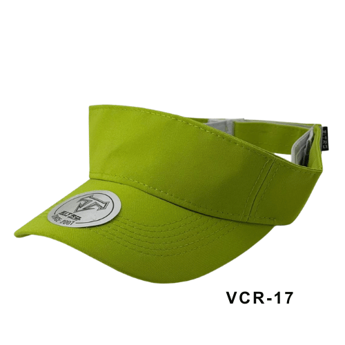 Viseras en drill ajustables Verde Limón Ref.VCR-17