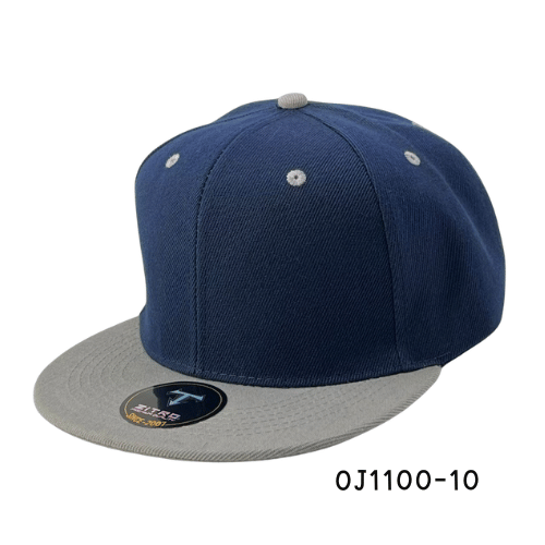 Gorra plana acrílica snapback Azul - Gris Ref.OJ1100-10