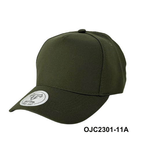 Gorra Drill en lino y algodón 5 paneles Verde Ref.OJC2301-11A