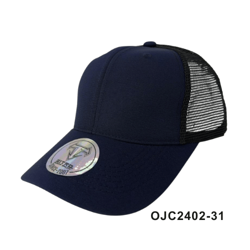 Gorra drill malla 6 paneles Azul Marino Ref.OJC2402-31