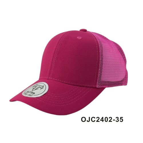 Gorra drill malla 6 paneles Morado Ref.OJC2402-35