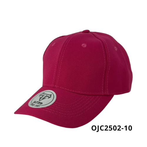 Gorra en drill lino 6 paneles broche plástico Rojo Ref.OJC2502-10