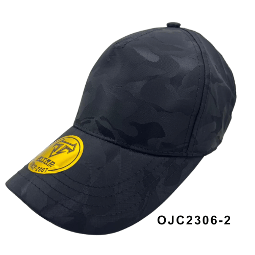 Gorra camuflada ajustable 5 paneles Negro Ref.OJC2306-2