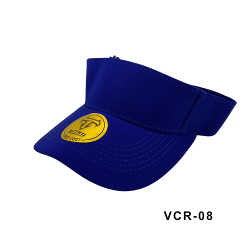 Viseras en drill ajustables Azul Rey Ref.VCR-08
