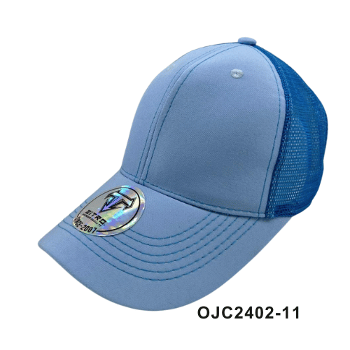 Gorra drill malla 6 paneles Azul Celeste Ref.OJC2402-11