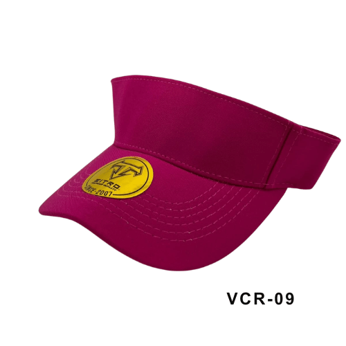 Viseras en drill ajustables Rojo 2 Ref.VCR-09