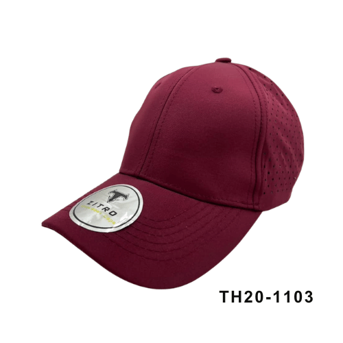 Gorra Microperforada Vinotinto Ref.TH20-1103