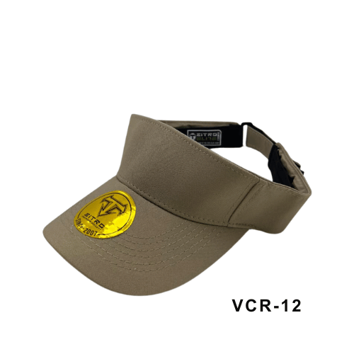 Viseras en drill ajustables Beige Ref.VCR-12