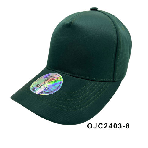 Gorra drill satinada 5 paneles Verde Ref.OJC2403-8