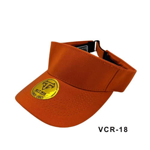 Viseras en drill ajustables Naranja Ref.VCR-18