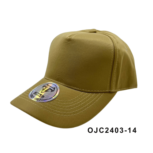 Gorra drill satinada 5 paneles Amarillo Mostaza Ref.OJC2403-14