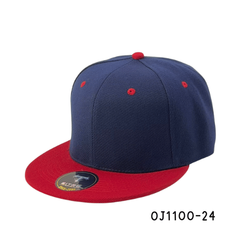 Gorra plana acrílica snapback Azul-Rojo Ref.OJ1100-24
