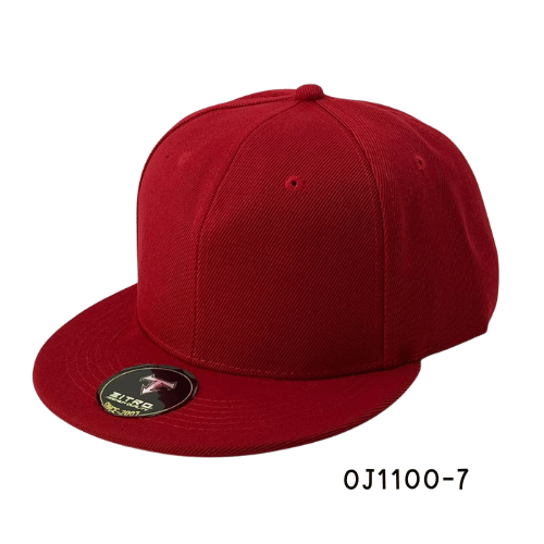Gorra plana acrílica snapback Rojo Ref.OJ1100-7