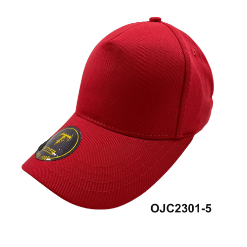 Gorra Drill en lino y algodón 5 paneles Rojo Ref.OJC2301-5