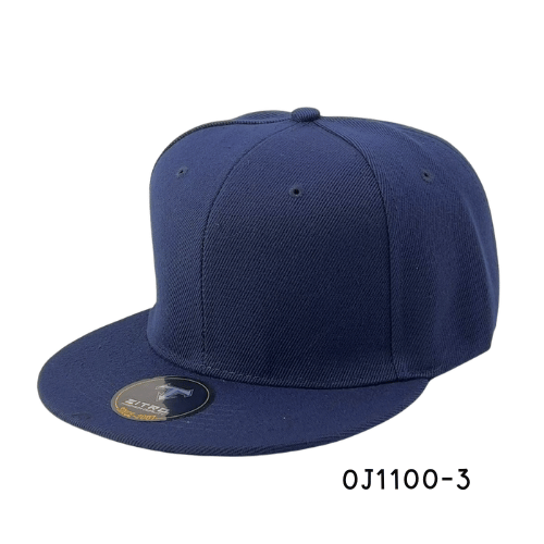 Gorra plana acrílica snapback Azul Marino Ref.OJ1100-3