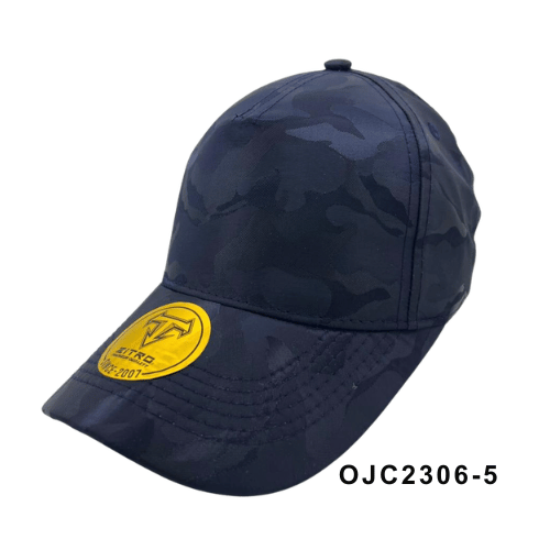 Gorra camuflada ajustable 5 paneles Azul Ref.OJC2306-5