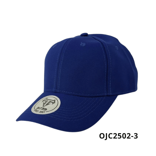 Gorra en drill lino 6 paneles broche plástico Azul Ref.OJC2502-3