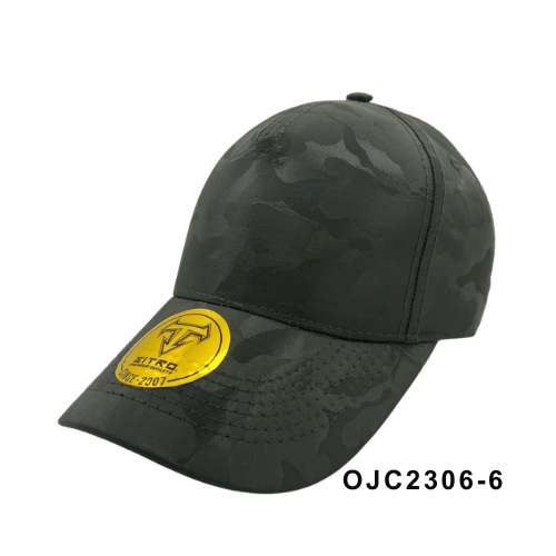 Gorra camuflada ajustable 5 paneles Verde Ref.OJC2306-6