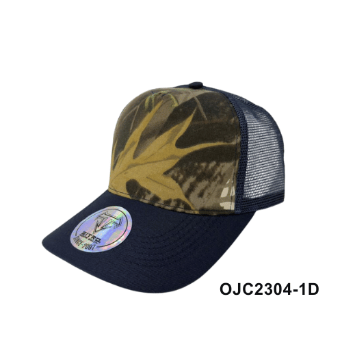 Gorra drill malla camuflada de bosque Azul Marino Ref.OJC2304-1D