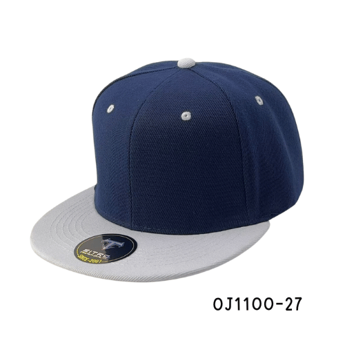 Gorra plana acrílica snapback Azul-Gris Ref.OJ1100-27
