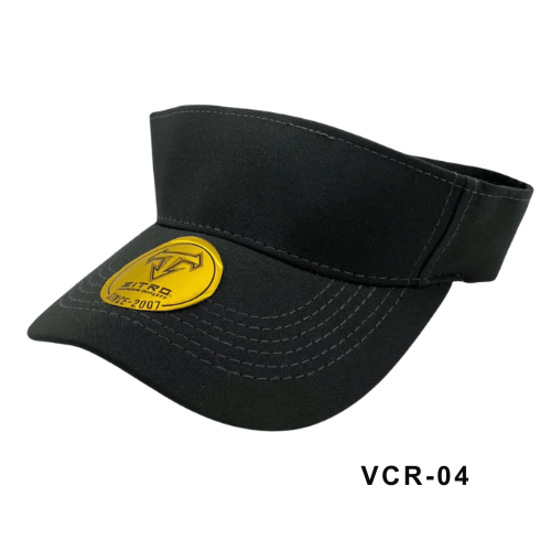 Viseras en drill ajustables Negro Ref.VCR-04