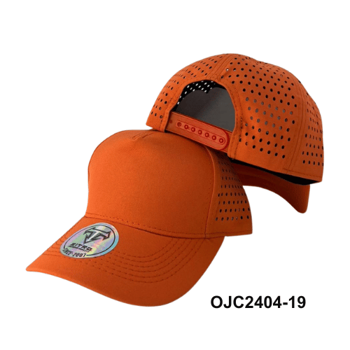 Gorra drill microperforada 5 paneles Naranja Ref.OJC2404-19