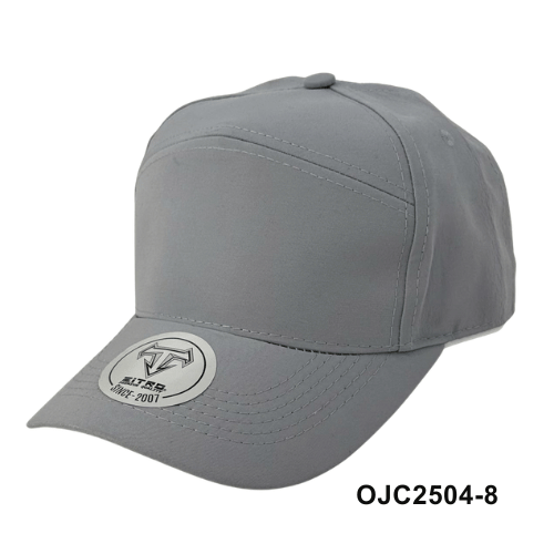 Gorra antifluido corte ciclista 7 paneles Gris Ref.OJC2504-8