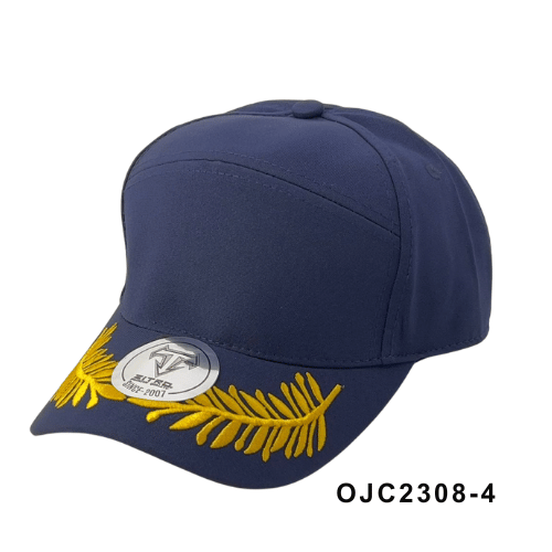 Gorra drill en lino visera con laureles Ref.OJC2308-4