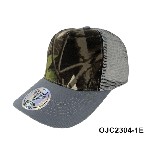 Gorra drill malla camuflada de bosque Gris 2 Ref.OJC2304-1E