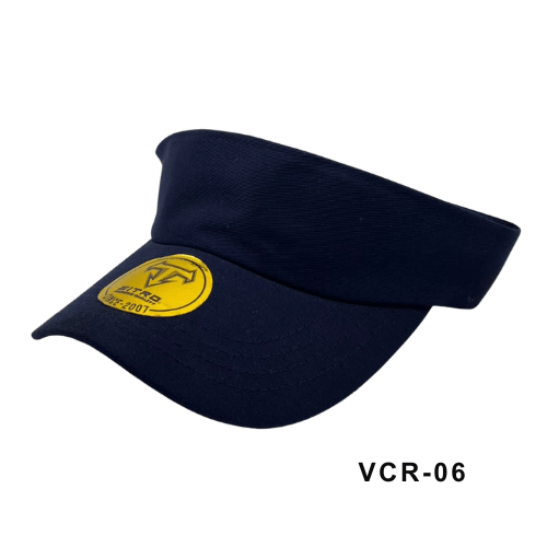 Viseras en drill ajustables Azul Marino Ref.VCR-06