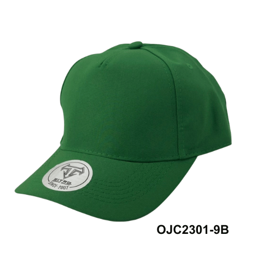 Gorra Drill en lino y algodón 5 paneles Verde 4 Ref.OJC2301-9B