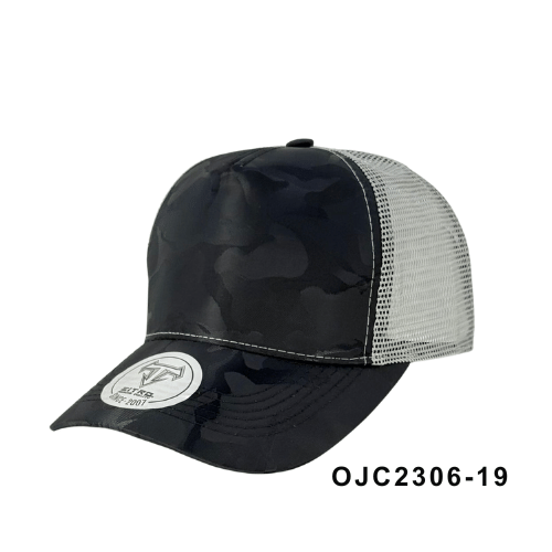 Gorra camuflada malla Negro Blanco Ref.OJC2306-19