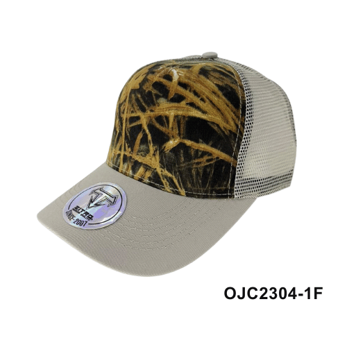 Gorra drill malla camuflada de bosque Beige Ref.OJC2304-1F
