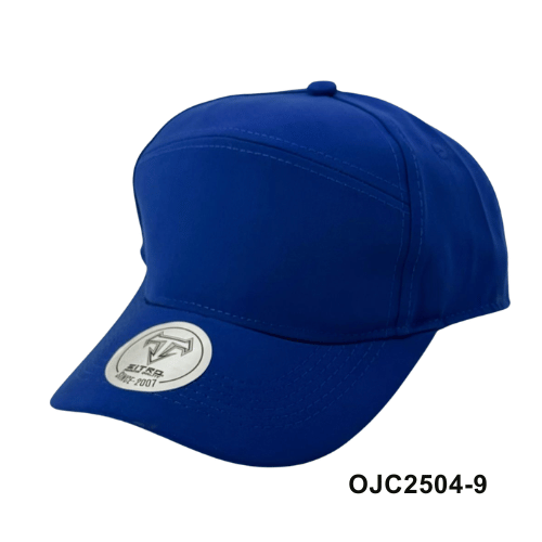 Gorra antifluido corte ciclista 7 paneles Azul Ref.OJC2504-9