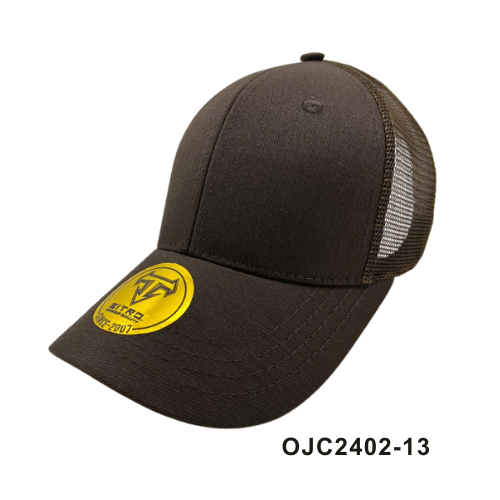 Gorra drill malla 6 paneles Marron Ref.OJC2402-13