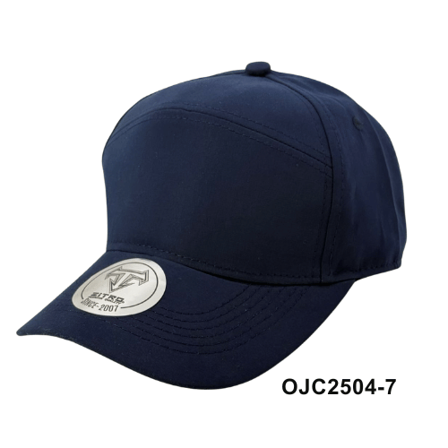 Gorra antifluido corte ciclista 7 paneles Azul Marino Ref.OJC2504-7