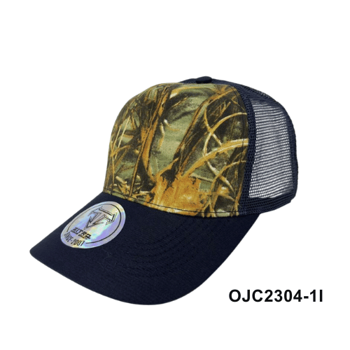 Gorra drill malla camuflada de bosque Azul Marino 2 Ref.OJC2304-1I