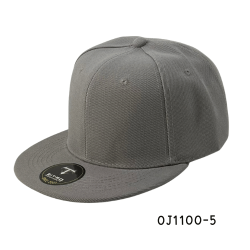 Gorra plana acrílica snapback Gris Ref.OJ1100-5
