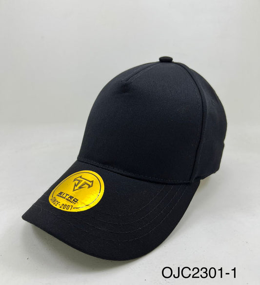 GORRA DRILL NEGRA 5 PANELES